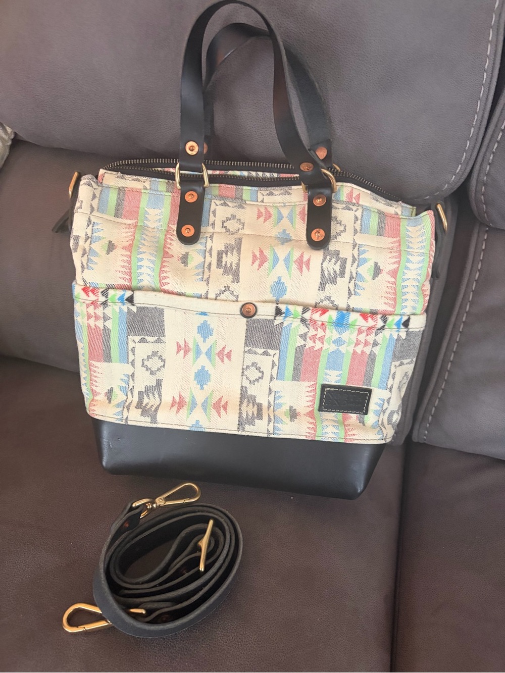 Rare Discontinued North End Bag Co “The Leona” tote. NWOT!